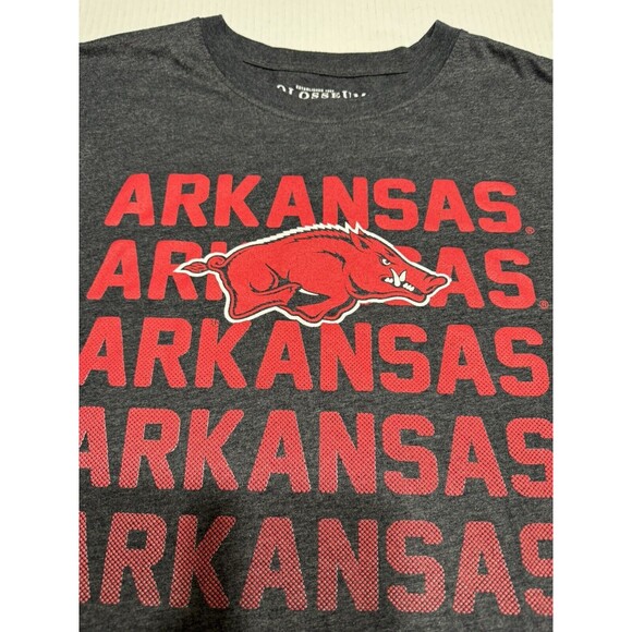 Arkansas Razorbacks Hogs Colosseum Athletics Dark Gray‎ Red Adult XL - Picture 4 of 7